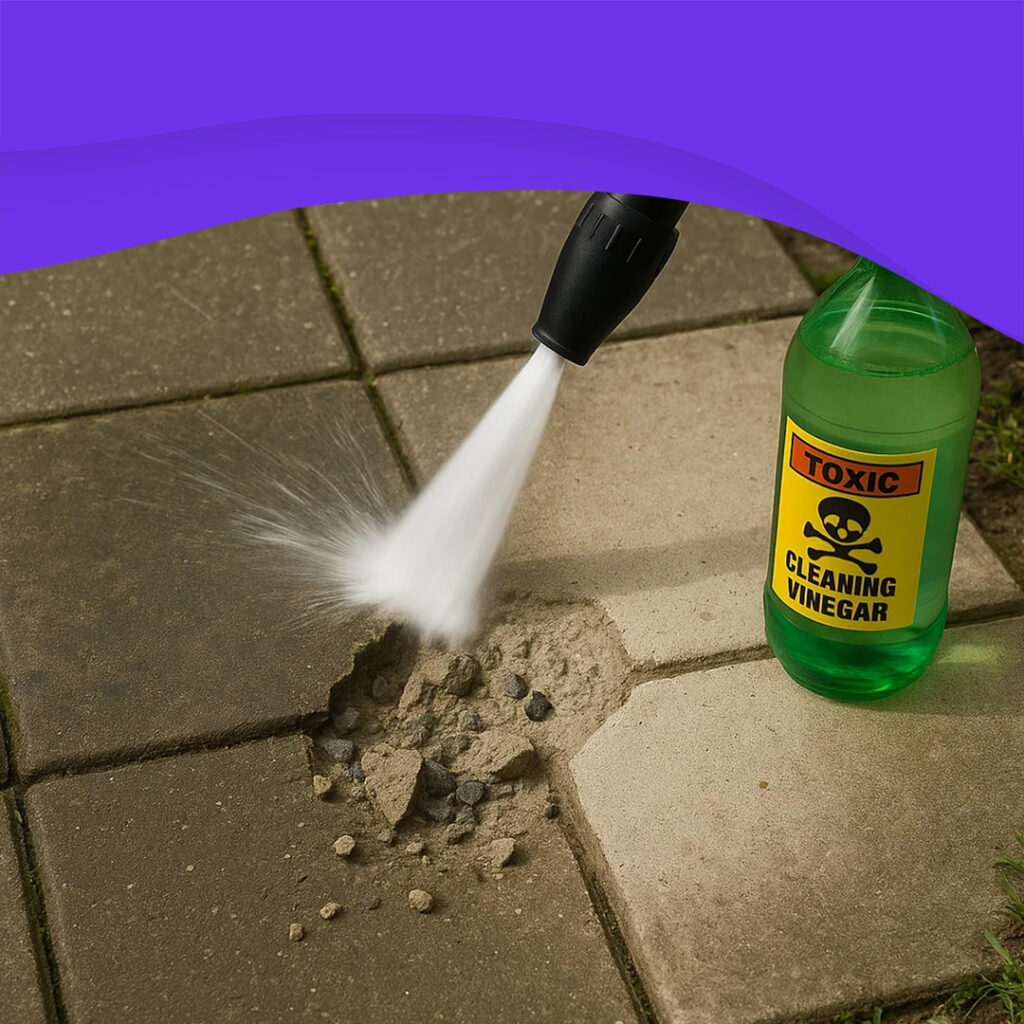 Stop met het gebruiken van hogedrukreinigers en schoonmaakazijn