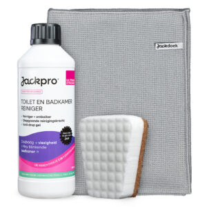 Badkamerreiniger Voordeelpakket - met droogdoek- stone